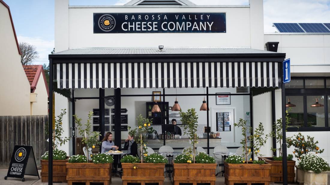 Sample local produce at the Barossa Valley Cheese Company