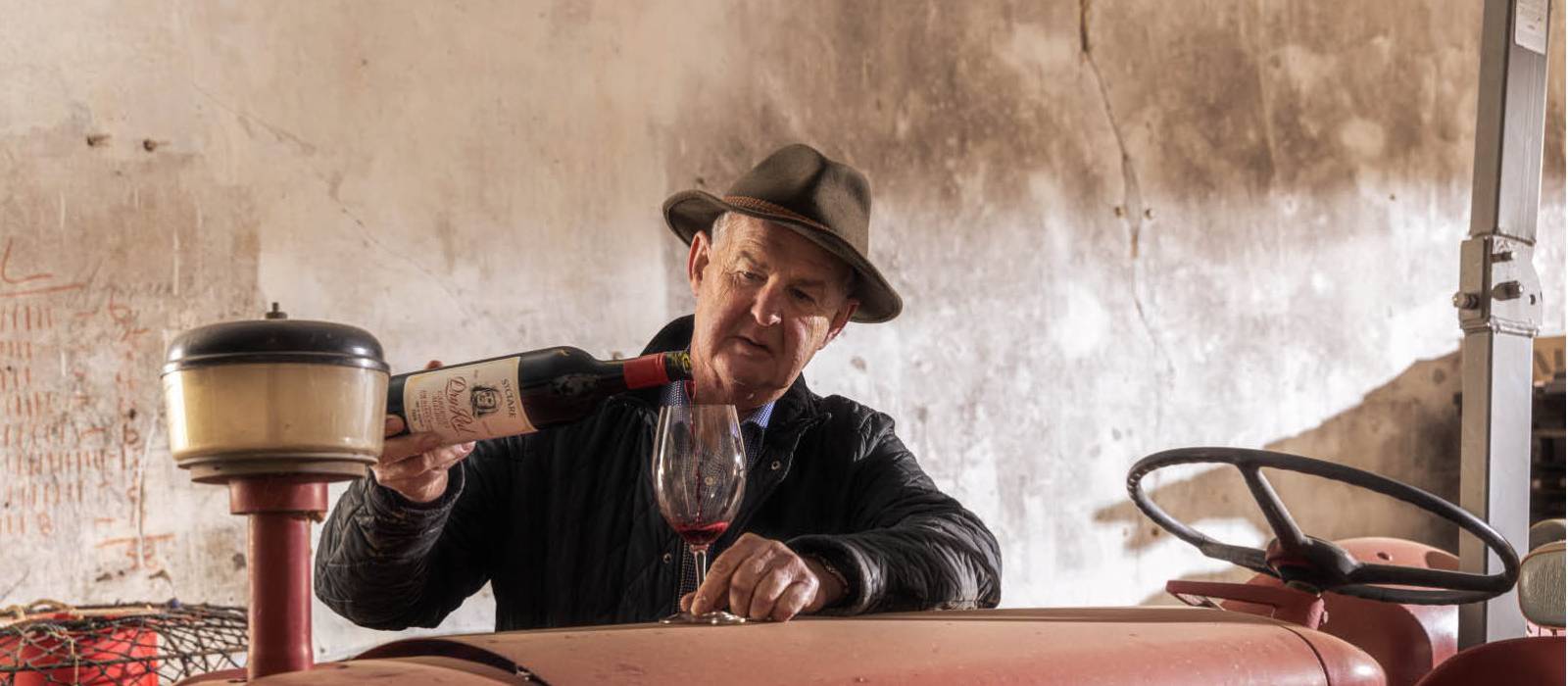 Finding a rustic spot to wine taste at Jim Barry Wines