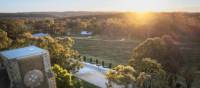 Gorgeous sunset over the Riesling Trail