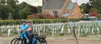 Friends checking out the local vineyards in the Clare Valley. | Graham Cameron