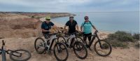 Cycle along the coast en route to McLaren Vale