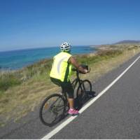 Cycling towards Bicheno on the East Coast of Tasmania | Brad Atwal