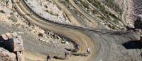 Cycling down Jacobs Ladder on the Ben Lomond Bike Descent