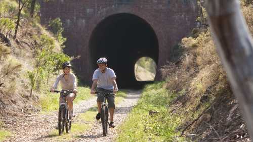 The historic Cheviot Tunnel is a key feature of the Tallarook to Mansfield Rail Line | Robert Blackburn