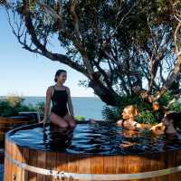 Soak in the Metung Hot Springs
