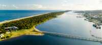 View over the Lakes Entrance, East Gippsland