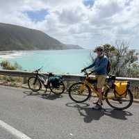 Enjoy the coastal views as you cycle on the Great Ocean Road | Kate Baker