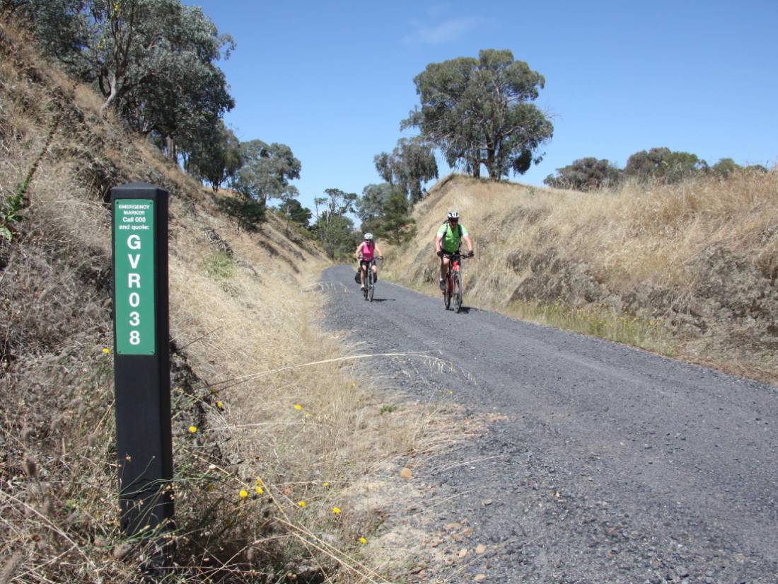 At 397m, Merton Gap is the highest point on the Great Victorian Rail Trail |  <i>Rail Trails Australia</i>