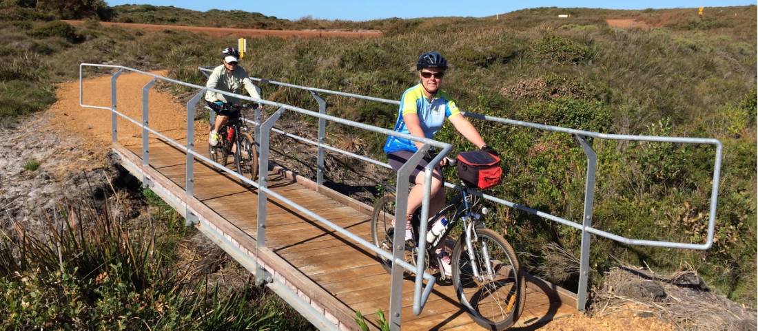 Cycling along the Munda Biddi Trail from Albany to Walpole