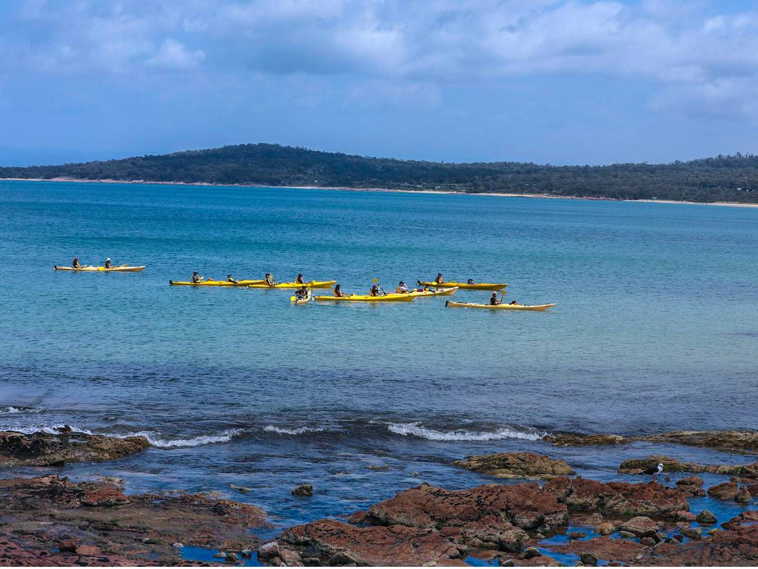 Kayaking in Freycinet