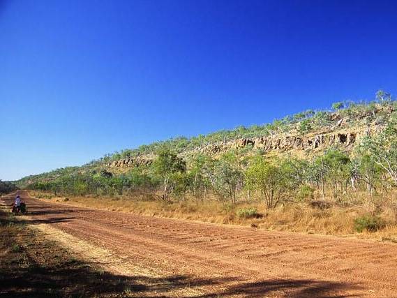 Taking a break from the enormous corrugations on The Gulf Track |  <i>Kate Leeming</i>