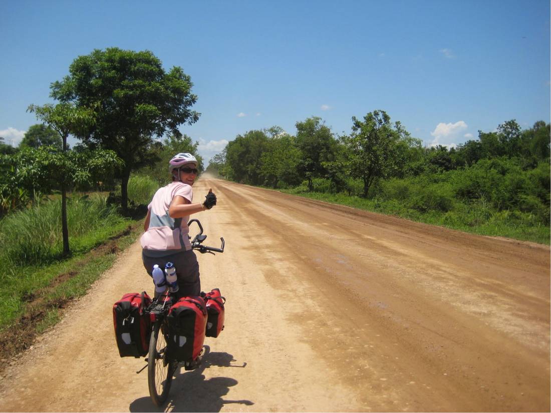 Enjoying riding along long dirt roads |  <i>Jo Demmler</i>