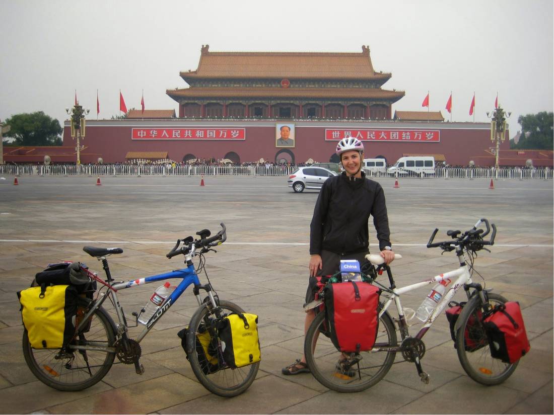 Finishing the cycling adventure in Beijing |  <i>Jo Demmler</i>