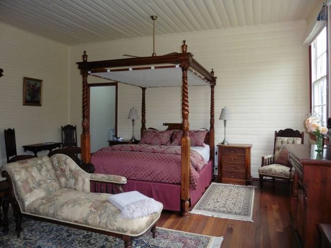 Four poster bed in the Old School Bnb |  <i>Jacqui @ Old School Bnb</i>