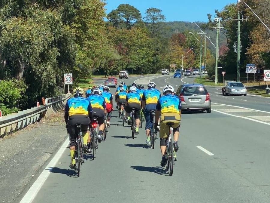 Sydney to Bowral charity ride