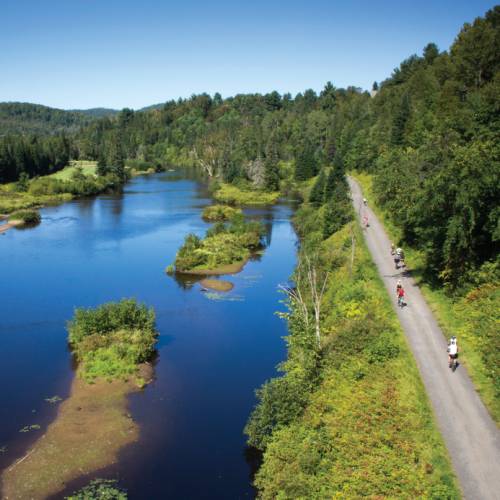Quebec's P'tit Train du Nord rail trail