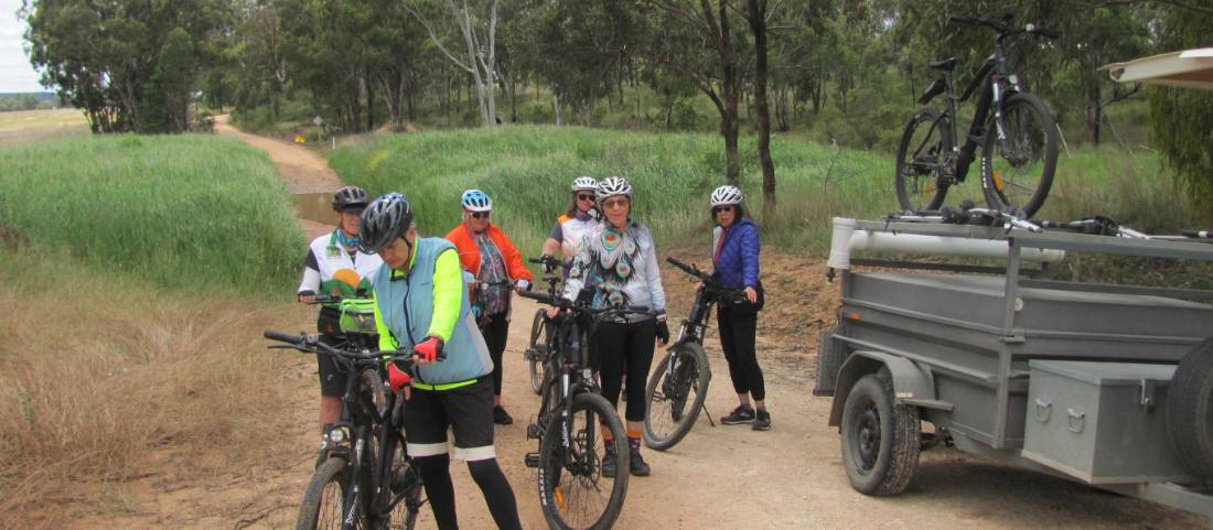 Bike transfer on the Central West Trail |  <i>Shawn Flannery</i>