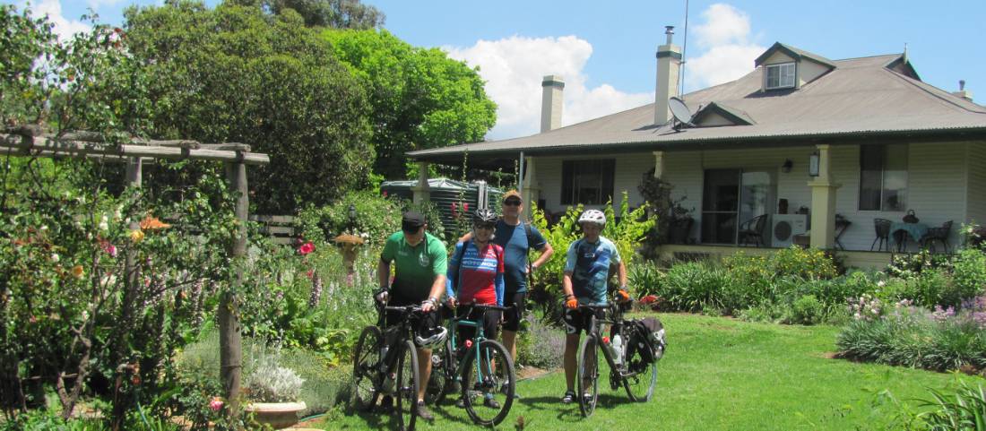 Cycling group along the Central West Trail |  <i>Shawn Flannery</i>