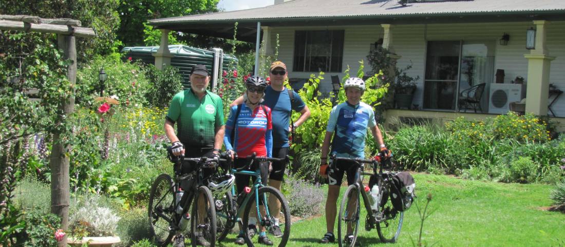 Cycling group along the Central West Trail |  <i>Shawn Flannery</i>