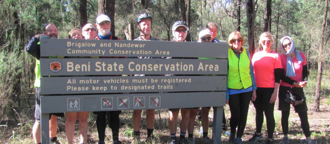 Cycling group on the Central West Trail |  <i>Shawn Flannery</i>