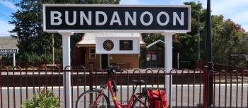 Bike at the Bundanoon Train Station | Kate Baker