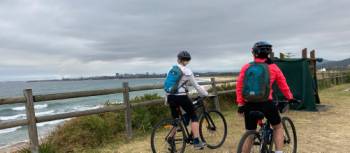 One of the many beaches cycled past on the Thirroul Wollongong cycle route | Kate Baker