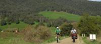 Cycling the Murray to Mountains Rail Trail near Eurobin | Rail Trails Australia