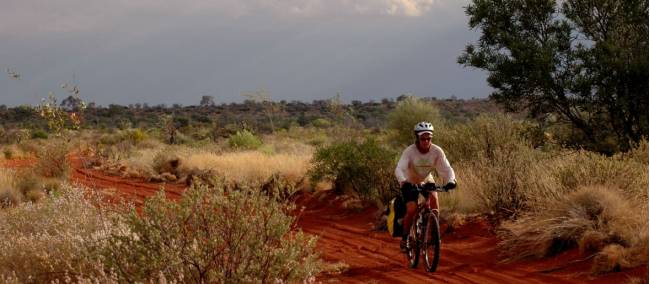 Being chased by a storm near Well 7, Canning Stock Route | Kate Leeming